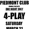 4-Play @Prince Of Piedmont 3-21-15
